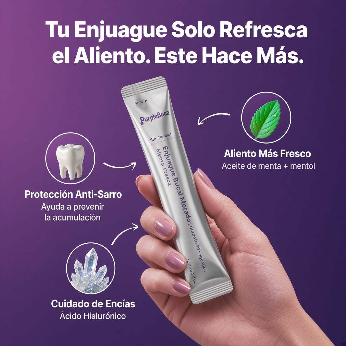 Enjuague Bucal Morado
